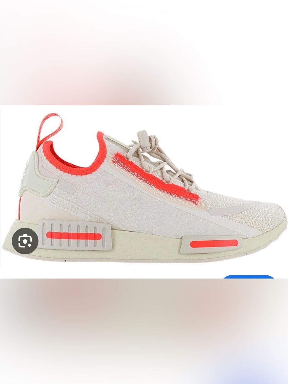 ADIDAS NMD SPECTOO Men’s Shoes Size 12 Ivory & Neon Red